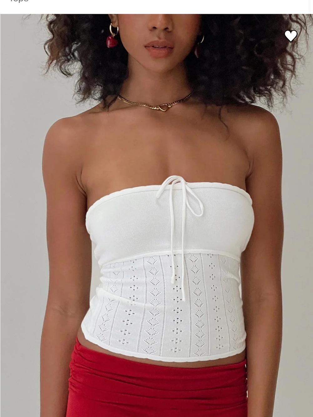 Princess Polly Seona Strapless Top XS/S